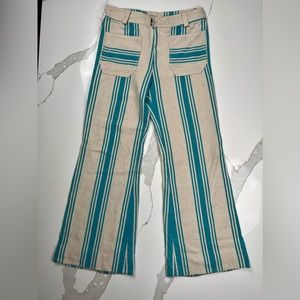 1970’s Vintage Flaired Striped Pants
